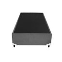 Ver imagem 4 de Cama Box Solteiro Suede Cinza + Colchão Espuma D33 Bambo Branco Bueno Sono (54x88x188)