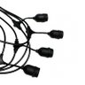 Cordão de Luzes Taschibra Cipro para 8 Lâmpadas E27 Preto Bivolt - 4