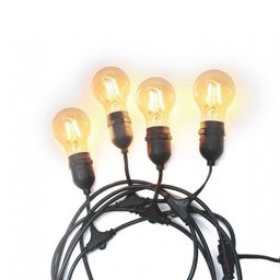 Cordão de Luzes Taschibra Cipro para 8 Lâmpadas E27 Preto Bivolt - 2