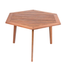 Mesa de Jantar Hexagonal Jardim Ecograndis Jatobá - 1
