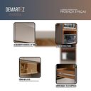 Ver imagem 4 de Cozinha Modulada Proença 3 Peças Torre Quente Nogueira Nude Prime Tx - Demartez