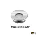 Ver imagem 3 de Kit 5 Spot Led Redondo Sobrepor Embutir P/ Móveis Nichos:branco Frio/cromo