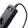 Filtro de linha com protetor contra surtos (DPS) - 127/220 volts - 10 amperes - 5 tomadas - 3 pinos  - 2