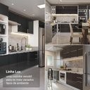 Ver imagem 5 de Balcão Porta-Temperos 20 cm 1 Porta Branco/Preto Lux Madesa