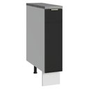 Ver imagem 1 de Balcão Porta-Temperos 20 cm 1 Porta Branco/Preto Lux Madesa