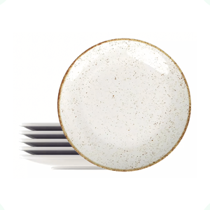 Conjunto 8 Pratos Raso Rústico 28cm Tramontina