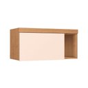 Ver imagem 1 de Armário Aéreo Modulado 1 Porta Infinity Marrom/Cedro/Blush Line
