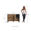 Ver imagem 4 de Balcão de Cozinha 3 Portas 2 Gavetas 120cm Laura Delmarco Móveis
