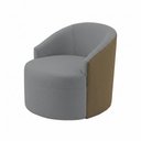 Ver imagem 3 de Poltrona Design Leve Confortavel para Sala Cinza Claro Leticia