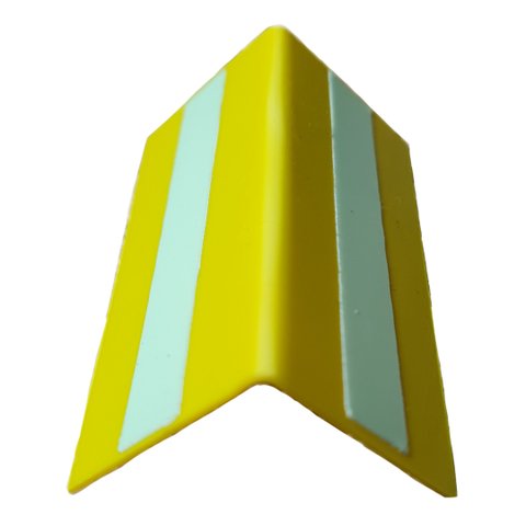 SINALIZADOR DEGRAU FOTOLUMINESCENTE 70X30MM S/ADESIVO 10PÇS