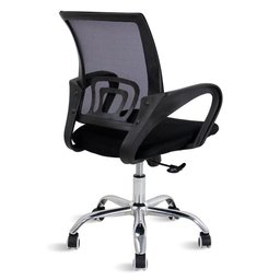 Cadeira de Escritório Mesh Diretor Giratoria New Java - Preto - 5