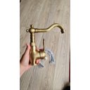 Ver imagem 4 de Torneira Super Luxo Vintage Bronze Antigo Retrô Monocomando