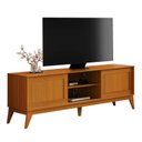 Ver imagem 2 de Rack para TV até 55 Polegadas MDF 180cm Porta Deslizante King Marrom Cedro