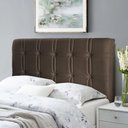 Ver imagem 1 de Cabeceira Cama Box Queen 160cm Suede Velut Marrom - King House