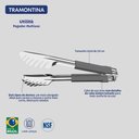 Ver imagem 4 de Pegador Tramontina Utilitá em Aço Inox com Cabo Emborrachado Cinza 24 Cm