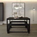 Ver imagem 2 de Mesa de Jantar 135x90cm Estilo Industrial Concept CabeCasa MadeiraOriginals