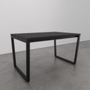 Ver imagem 1 de Mesa de Jantar 135x90cm Estilo Industrial Concept CabeCasa MadeiraOriginals Preto