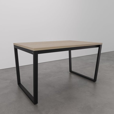 Mesa de Jantar 135x90cm Estilo Industrial Concept CabeCasa MadeiraOriginals Marrom