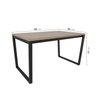 Mesa de Jantar 135x90cm Estilo Industrial Concept CabeCasa MadeiraMadeira - 3