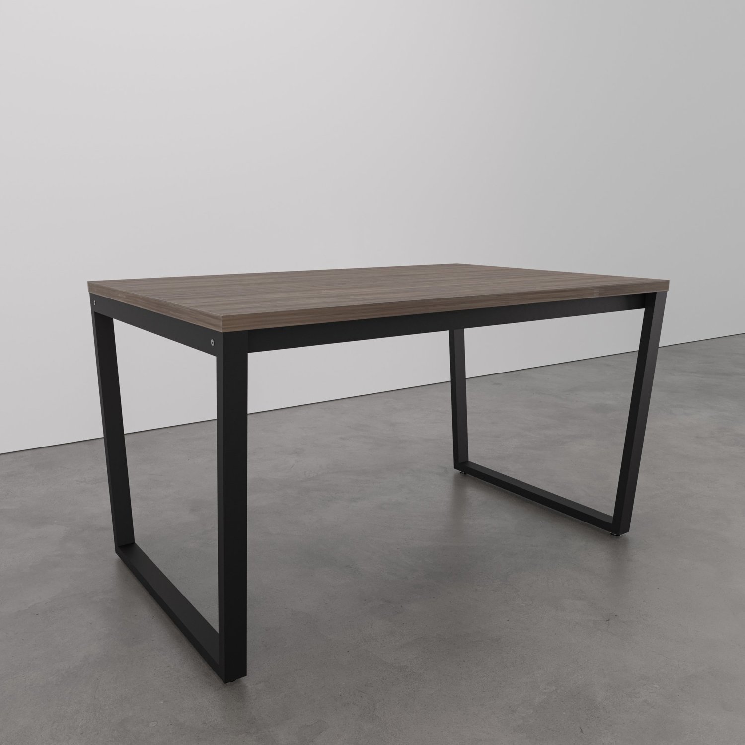 Banco 3 Lugares 150cm Industrial - Madeira Acácia E Aço Preto