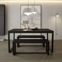 Ver imagem 2 de Mesa de Jantar 180x90cm Estilo Industrial Concept CabeCasa MadeiraOriginals