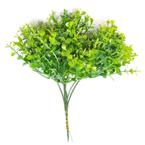 Pick Folhas Verdes P Planta Artificial Permanente 23cm Decore Fácil Shop
