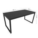 Ver imagem 3 de Mesa de Jantar 160x90cm Estilo Industrial Concept CabeCasa MadeiraOriginals Preto