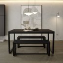 Ver imagem 2 de Mesa de Jantar 160x90cm Estilo Industrial Concept CabeCasa MadeiraOriginals