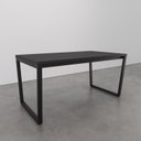 Ver imagem 1 de Mesa de Jantar 160x90cm Estilo Industrial Concept CabeCasa MadeiraOriginals Preto