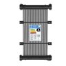 Placa Coletora Aquecedor Solar para Piscina (2,00x0,5m) K20 - 1