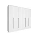 Ver imagem 1 de Guarda Roupa Casal Sevilla 6 Portas 8 Gavetas Tcil Neve