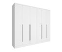 Ver imagem 1 de Guarda Roupa Casal Sevilla 6 Portas 8 Gavetas Tcil Neve