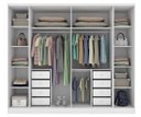 Ver imagem 3 de Guarda Roupa Casal Sevilla 6 Portas 8 Gavetas Tcil Neve