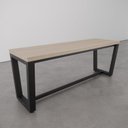 Ver imagem 5 de Banco 2 Lugares 120cm Estilo Industrial Concept CabeCasa MadeiraOriginals Marrom/Acácia/Preto