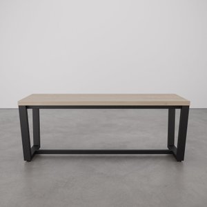 Banco 2 Lugares 120cm Estilo Industrial Concept CabeCasa MadeiraMadeira