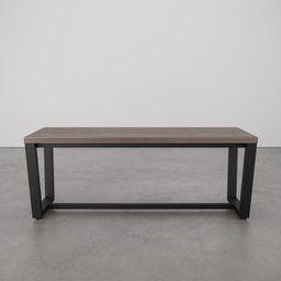 Banco 2 Lugares 120cm Estilo Industrial Concept CabeCasa MadeiraMadeira - 1