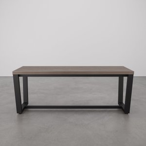 Banco 2 Lugares 120cm Estilo Industrial Concept CabeCasa MadeiraOriginals