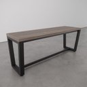 Ver imagem 5 de Banco 2 Lugares 120cm Estilo Industrial Concept CabeCasa MadeiraOriginals Marrom/Ameixa Negra/Preto