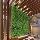 Ver imagem 5 de 24 Painéis de Plantas Artificiais com Folhagens Variadas para Escritórios e Ambientes Modernos
