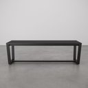 Ver imagem 1 de Banco 3 Lugares 150cm Estilo Industrial Concept CabeCasa MadeiraOriginals Preto/Trama