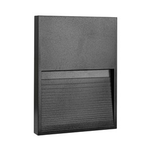 Balizador Montreal Sobrepor Preto Led 2w 3000k Autovolt Ip65 - Lumanti