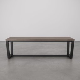 Banco 3 Lugares 150cm Estilo Industrial Concept CabeCasa MadeiraMadeira - 1