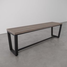 Banco 3 Lugares 150cm Estilo Industrial Concept CabeCasa MadeiraMadeira - 4