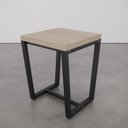 Ver imagem 1 de Banqueta Estilo Industrial Concept CabeCasa MadeiraOriginals Marrom/Acácia/Preto