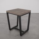 Ver imagem 1 de Banqueta Estilo Industrial Concept CabeCasa MadeiraOriginals Marrom/Ameixa Negra/Preto