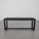 Ver imagem 1 de Banco 2 Lugares 120cm Estilo Industrial Concept CabeCasa MadeiraOriginals Preto/Trama
