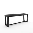 Ver imagem 2 de Banco 2 Lugares 120cm Estilo Industrial Concept CabeCasa MadeiraOriginals Preto/Trama