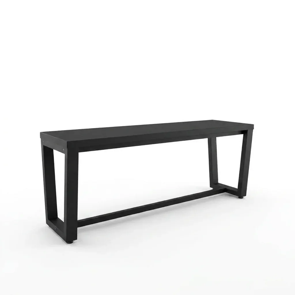 Ver imagem 2 de Banco 2 Lugares 120cm Estilo Industrial Concept CabeCasa MadeiraOriginals Preto/Trama