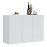 Aparador Buffet 3 Portas Suspenso Veneza Multimóveis MP1008 Branco - 2