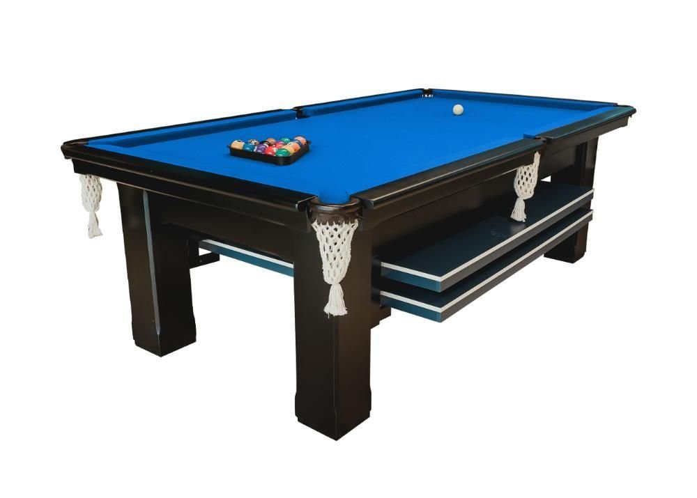 Mesa de Sinuca e Ping Pong - 2,34x1,34 - Azul Royal